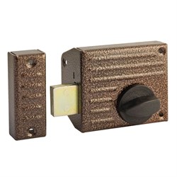 Замок накладной цилиндровый НОРА-М ЗН1-2 (1-6) - медь  12836