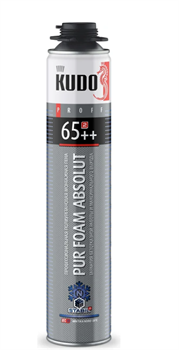 Пена профессиональная KUDO PROFF 65++  ARKTIKA NORD  зимняя (-25) 1000мл  (12шт/768шт) KUPP10WN65++