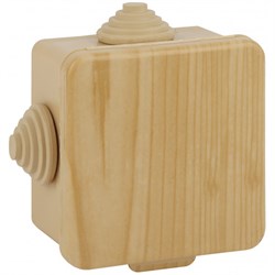 Коробка распаячная ОУ КОР (сосна) 80х80х50мм с гермовводами 7 вх. IP54 ЭРА Б0043225