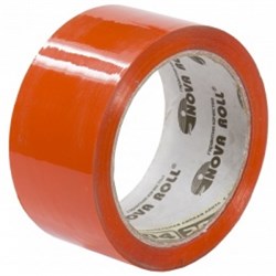 Скотч упаковочный  48х 66м  43мкр оранжевый Нова Ролл 0120-437Х