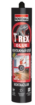 Клей монтажный SOUDAL T-REX EXTRA GRIP, акрил, момен.схватываемость, белый,290 мл/380гр (12шт/уп) 134923