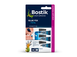 Секундный клей гель Bostik GLUE FIX 3х1гр  17211401