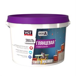 Эмаль VGT ВД-АК-1179 унив.глян.серая RAL 7001, 1кг (6шт) 31641