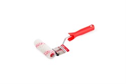 Мини-валик   60 мм полиэстер d15, бюгель 6 мм ворс 15 мм белый с красн. полосой АКОР(100шт/уп) 503 30 060