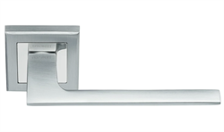 Ручка дверная ,цвет-мат.хром/хром  на квадрат.основе RAP 21-S SC/CP  Rucetti  9013297