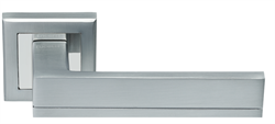 Ручка дверная ,цвет-мат.хром/хром. на квадрат.основе RAP 22-S SC/CP Rucetti  9013299