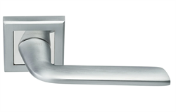 Ручка дверная ,цвет-мат.хром/хром. на квадрат.основе RAP 25-S SC/CP Rucetti  9013304