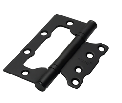 Петля дверная (бабочка) черный  (без врезки) (100*75*2.5мм) BL  Rucetti  9014237