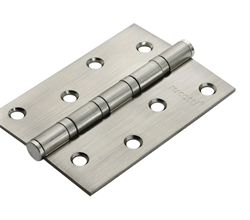 Петля дверная (универсал) бел.никель (100*70*2.5мм) 4BB SN.  Rucett 9010640