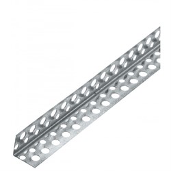 Уголок перфорированный 25х25 оцинкованный (50шт/уп) г.УФА 00012951