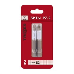 Биты PZ 2 х 50мм "TRIGGER"  блистер пакет (2шт/уп) 84967
