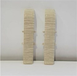 Соединитель для плинтуса 85мм "Деконика" Дуб жемчужный 418 (20шт/уп) Д-П85-С 418 ДУБ ЖМЧ