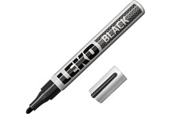 Маркер с нитроэмалью ,черный LEKO (12шт/144кор) 011804