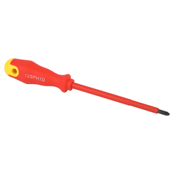 Отвертка РН 1х125мм  крестовая диэлектрич. с двухком.ручкой  ЭРА (12шт/уп)  Б0055872