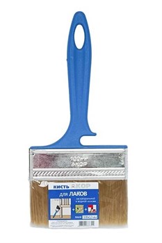 Кисть плоская   100мм  иск. щетина с пласт. ручкой АКОР (100шт/уп) "ЛАКИ" 171 12 100  171 12 100