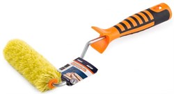 Мини-валик  150 мм полиакрил d 15 мм, бюгель 6 мм, ворс 12 мм, с 2х комп.ручкой"ПРОФИ"АКОР (35шт/уп) 515 30 150