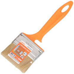 Кисть плоская    70мм нат. щетина с пласт. ручкой АКОР (100шт/уп) "Фасад" 175 12 070 175 12 070