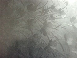 pv002 DEKORON 45 см/8 м цветы серебро АЦА2640