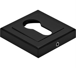 Накладка на евроцилиндр,цвет- черный на квадрат. основе  RAP KH-S BL  Rucetti 9013305