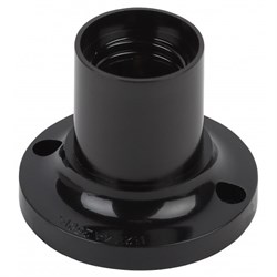 Патрон ЭРА Е27 потолочный, бакелит, черный (x50) ЭРА Б0044083 - фото 76511