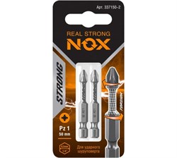 Биты PZ 1 х 50мм STRONG бокс(10шт/уп)(20шт/кор) 337150