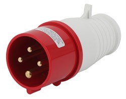 Вилка ЭРА V-16-3P-PE-IP44 переносная 014 3Р+РЕ 16А 380В IP44 Под заказ Б0032850