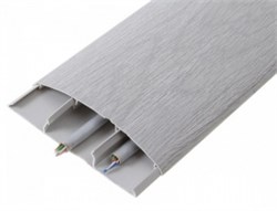 Наличник с кабель-каналом дуб серый 70мм х 12мм 2,2м (20шт/уп) Нк70 214 ДУБ СЕР
