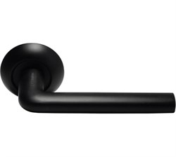 Ручка дверная  МОРЕЛЛИ  МН-03,BL "Колонна",цвет-черный 9012845