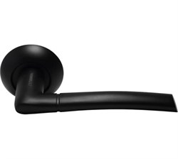 Ручка дверная  МОРЕЛЛИ  МН-06,BL "Пиза",цвет-черный 9012846