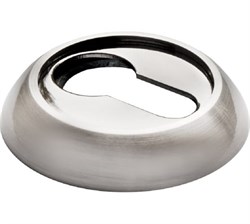 Накладка на евроцилиндр  MH-KH  SN/BN ,цвет-бел.никель/черн.никель МОРЕЛЛИ 9010579