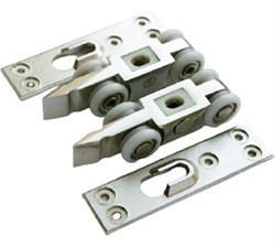 Комплект роликов 4-колесный для раздвижных дверей SET4,МОРЕЛЛИ 9009889