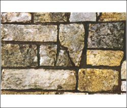 pm031 DEKORON 45 см/8 м кирпичи коричневые 00096476