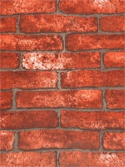 pm033 DEKORON 45 см/8 м кирпичи красные 00096480