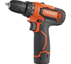 Дрель-шуруповерт аккум.PATRIOT BR 119LI(12в,2*2.0акб,2скор,350,1250об/мин,d оснастки 10м (АКБ в комп 180301119