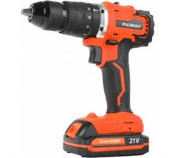 Дрель-шуруповерт аккум. PATRIOT BR 210UES-h BL(без.щет.двиг.18в,2*2.0акб,2скор,400,2100об(АКБ в комп 180301555