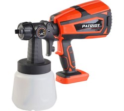 Краскопульт аккум. PATRIOT SG 300UES, 21В, 350л/мин, 1000мл, 40DIN/сек (Без АКБ, арт АКБ 180301002) 100301300