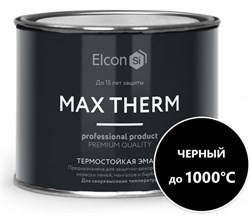 Эмаль термостойкая ELCON черная 1000 С (0,4кг) 00-00002903