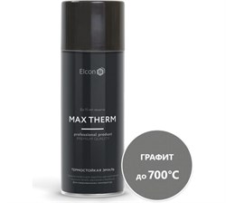 Эмаль термостойкая графит ELCON 700С 520мл(12шт) 00-00002963
