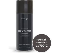 Эмаль термостойкая т. шоколад ELCON Max Therm  520мл(12шт) 00-00461366