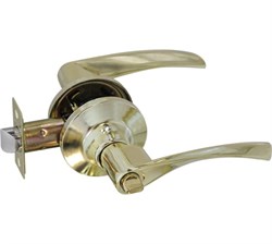 Ручка защелка НОРА-М Isparus ЗВ2-03 ISPARUS нажимная для межкомнатных дверей - Золото - фиксатор 16774