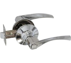 Ручка защелка НОРА-М Isparus ЗВ2-03 ISPARUS нажимная для межкомнатных дверей - Хром - фиксатор 16779