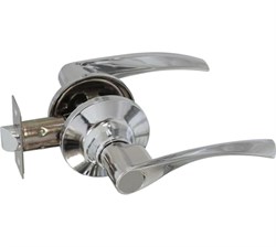 Ручка защелка НОРА-М Isparus ЗВ2-05 ISPARUS нажимная для межкомнатных дверей - Хром - ключ/фикса 16785