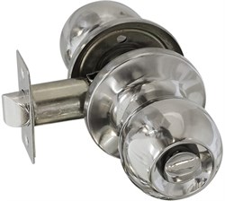 Ручка защелка кноб НОРА-М Isparus ЗШ-03  ISPARUS поворотная для межкомнатных дверей - Хром 16797