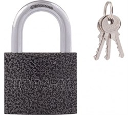 Замок навесной НОРА-М ЗН-800 -50мм черный/чугун 16810