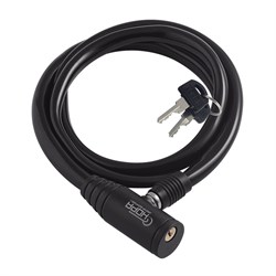 Замок-трос велосипедный НОРА-М №20 - Черный - 8х1000 мм 18985