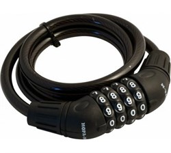 Замок-трос велосипедный НОРА-М №21 - Черный - 8х1000 мм 13906
