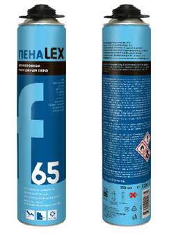 Пена профессиональная LEX 65,всесезонная (-10) 750мл (12шт) 10228