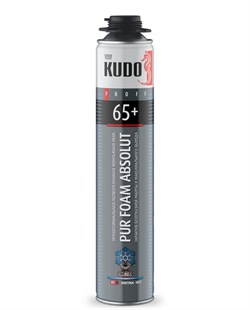 Пена профессиональная KUDO PROFF 65+ ARKTIKA зимняя 1000мл (-18) (12шт) KUPP10W65+