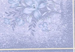 3858 D&B 45 см/8 м цветы на сиреневом 00000003092