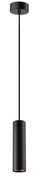 PL 1 GU10 BK 300 Подсветка ЭРА подвесной, GU10, D80*300мм, черный  Б0041506 - фото 77381